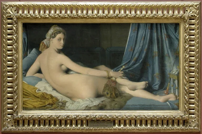 Grande Odalisque, oil painting of 1814 by Jean Auguste Dominique Ingres