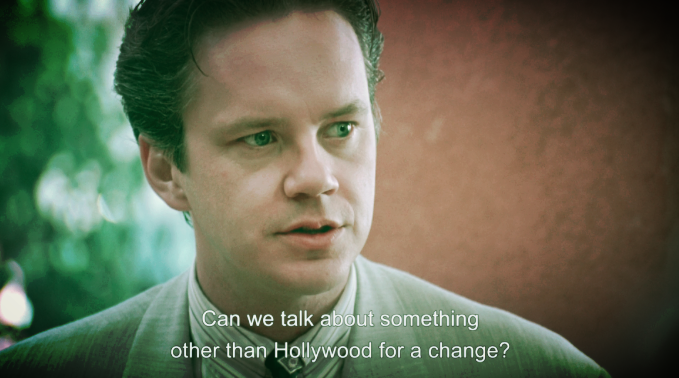 Maybe later. Certainly not now. (photo: Tim Robbins in Robert Altman's THE PLAYER. property of New Line.) 
