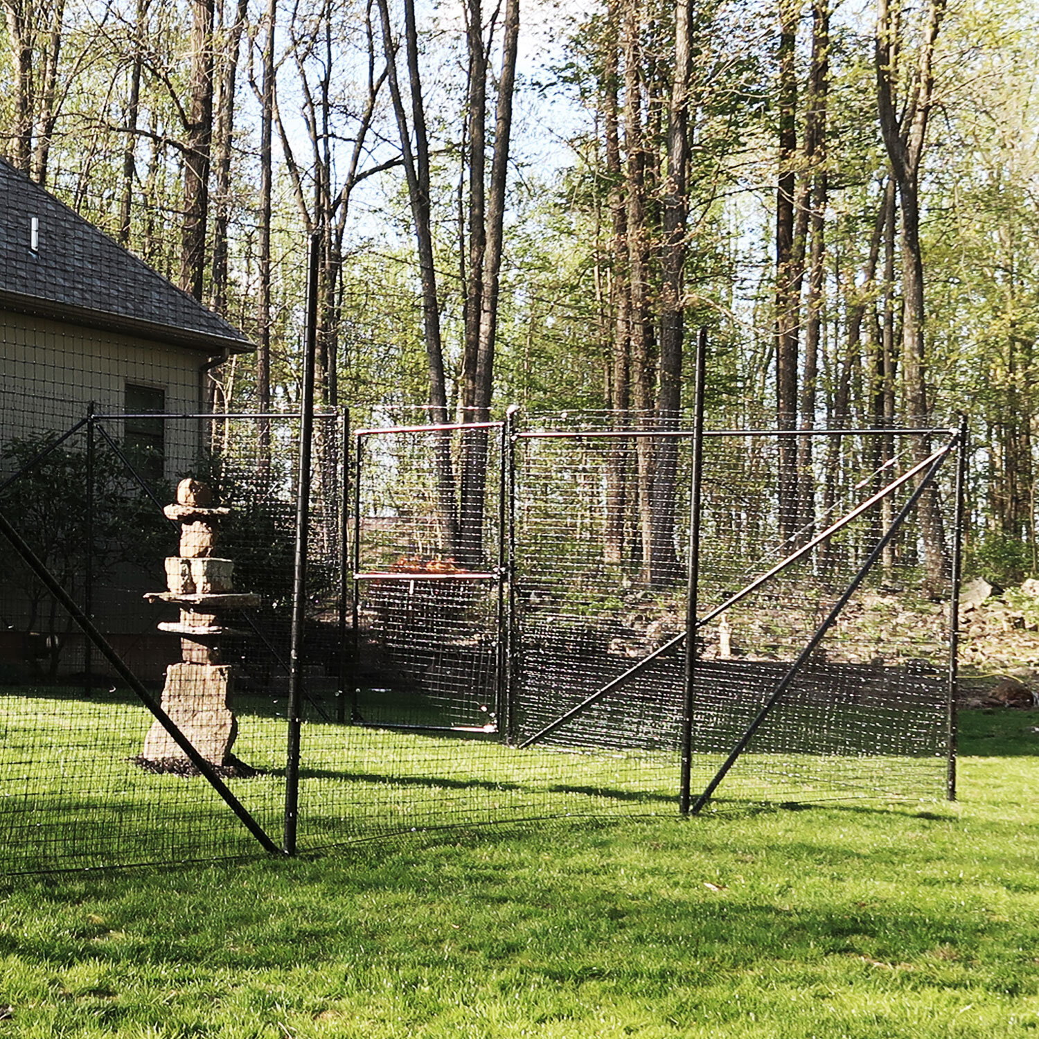 Polypropylene plastic Deer Fence for deer exclusion and protects plants ...