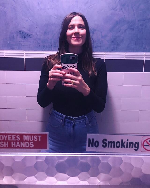 Someday soonish?? I&rsquo;ll feel like this smiley lil bathroom baby again. 💄