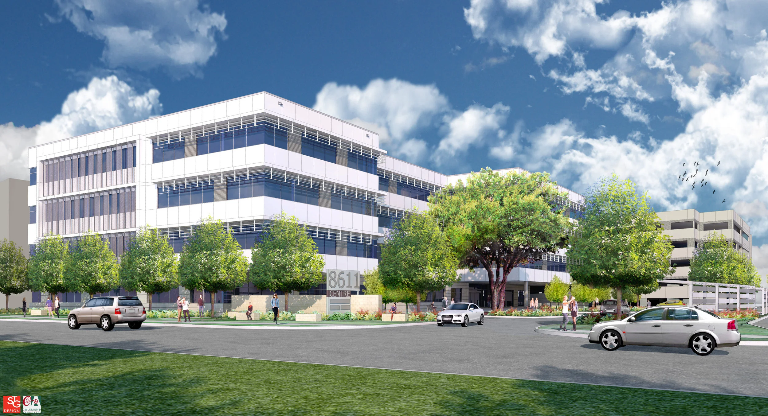 STG Design worked closely with developers at Eurus Development to design a 100,000 sf office building and a 450-car parking structure at MoPac Centre located at 8611 North MoPac. The project is scheduled for completion by November 2017.