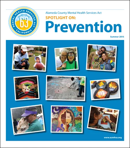 Designed template and layout for 3 issues of an 8-page newspaper insert, print run 300,000. Alameda County Behavioral Health Care Services & Sally Douglas Arce