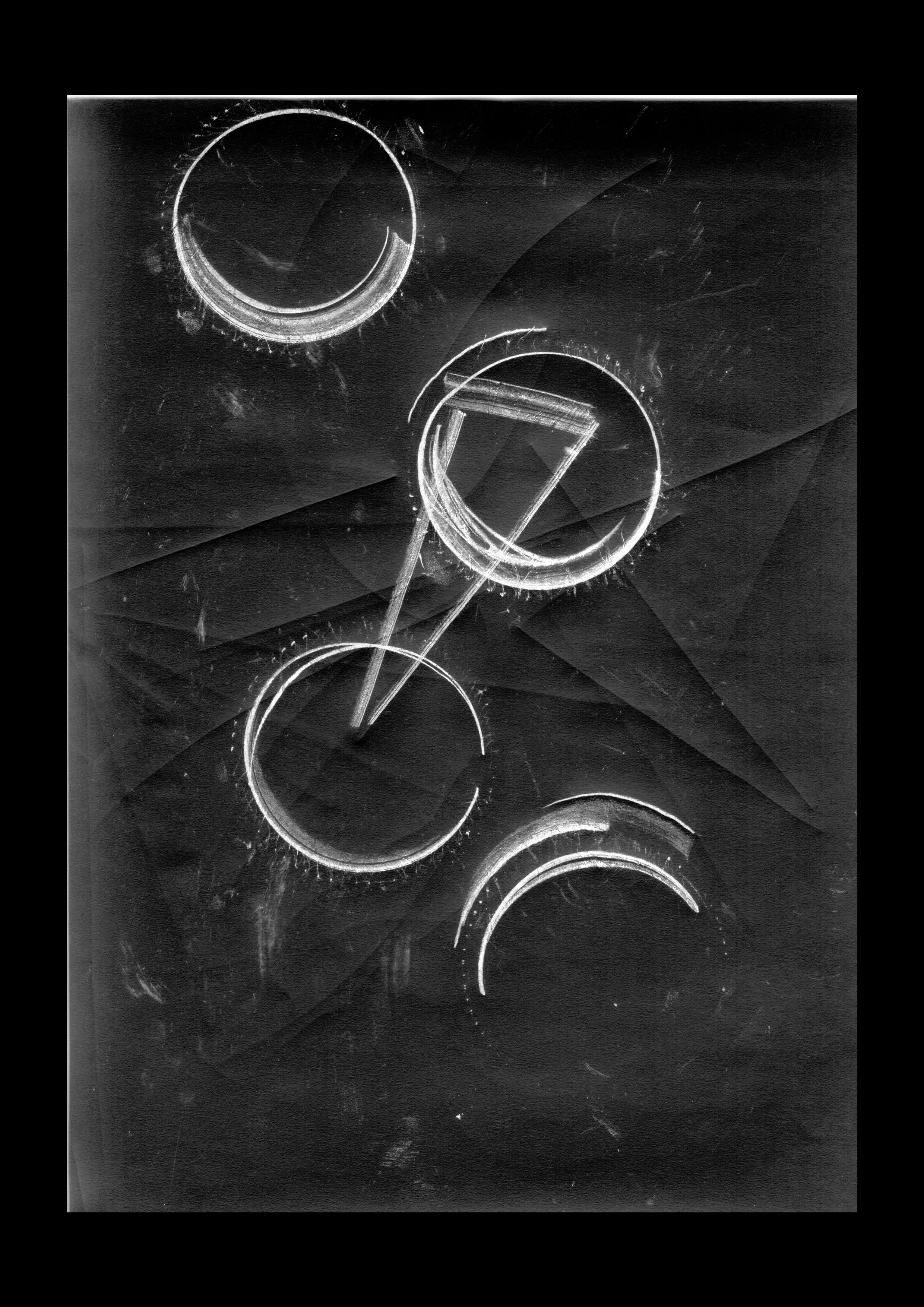 From one cycle into another " One can move obsessively" Path of un emotion - perpetual motion, navigation material : carbon paper