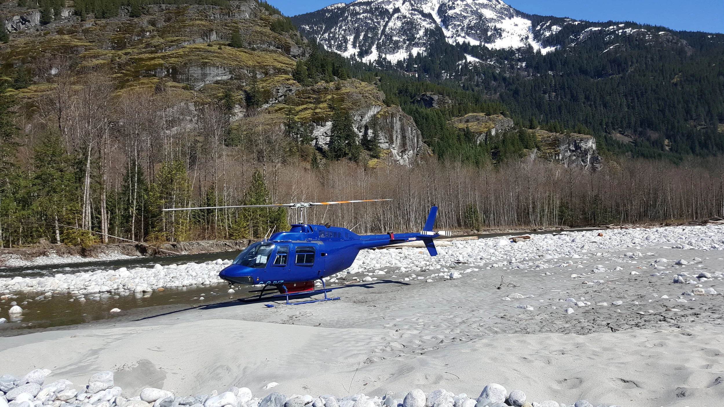 Touching down in Squamish.
