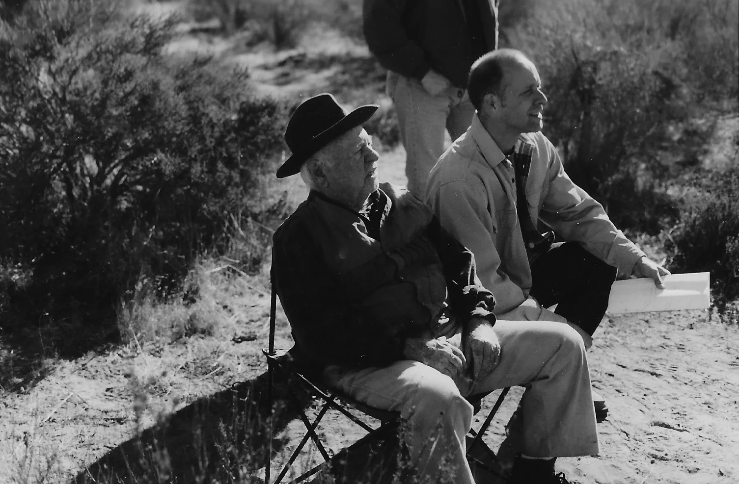 Eric Simonson with actor, Mickey Rooney