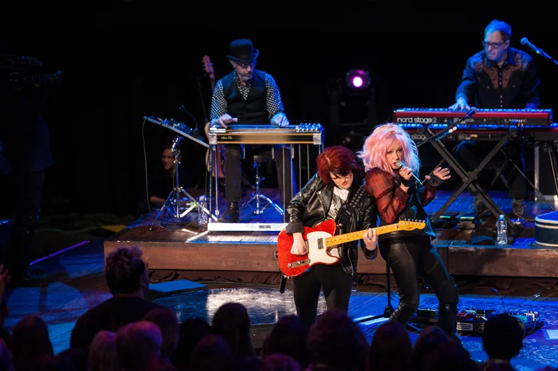 With Cyndi Lauper on Austin City Limits, 2017