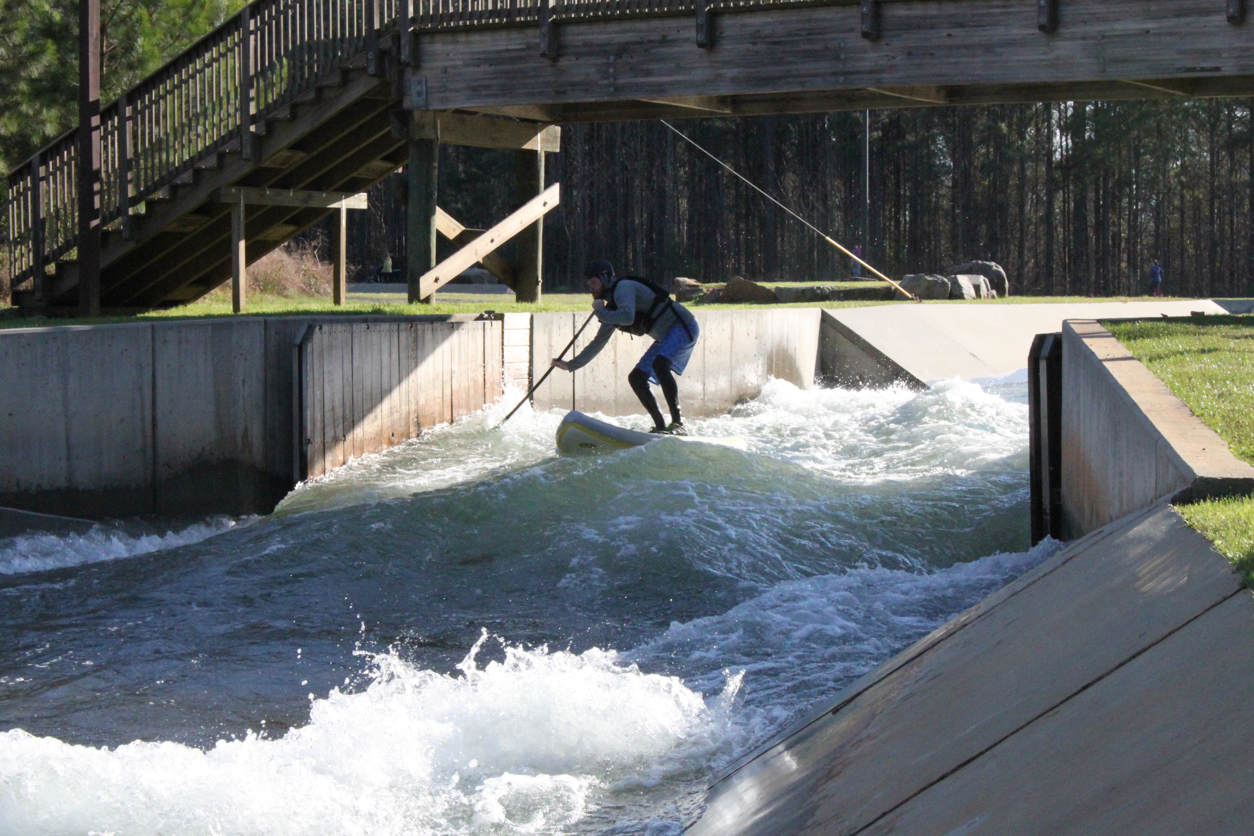 Keith dropping into the notoriously tough "M-Wave."