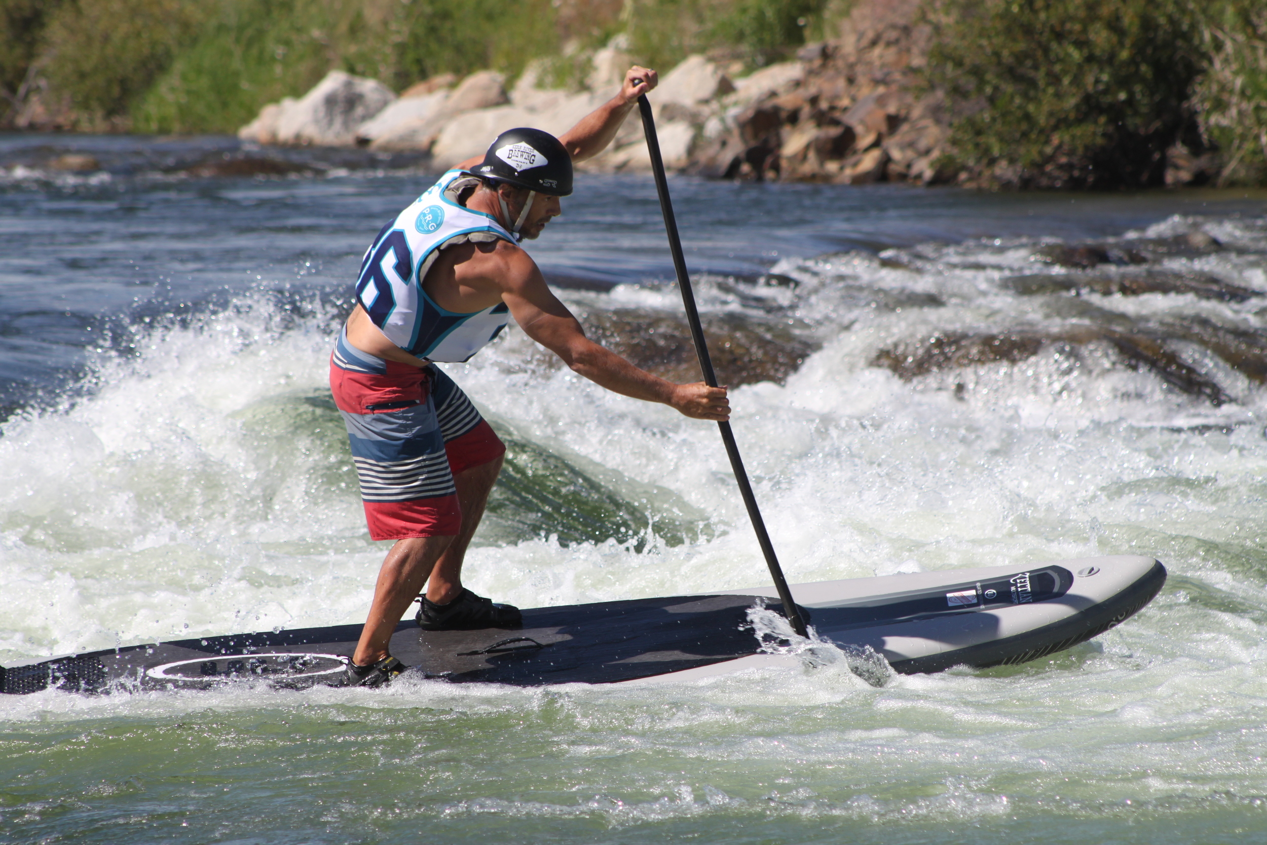 Eric Giddens on his way to 5th place at the 2015 Payette River Games