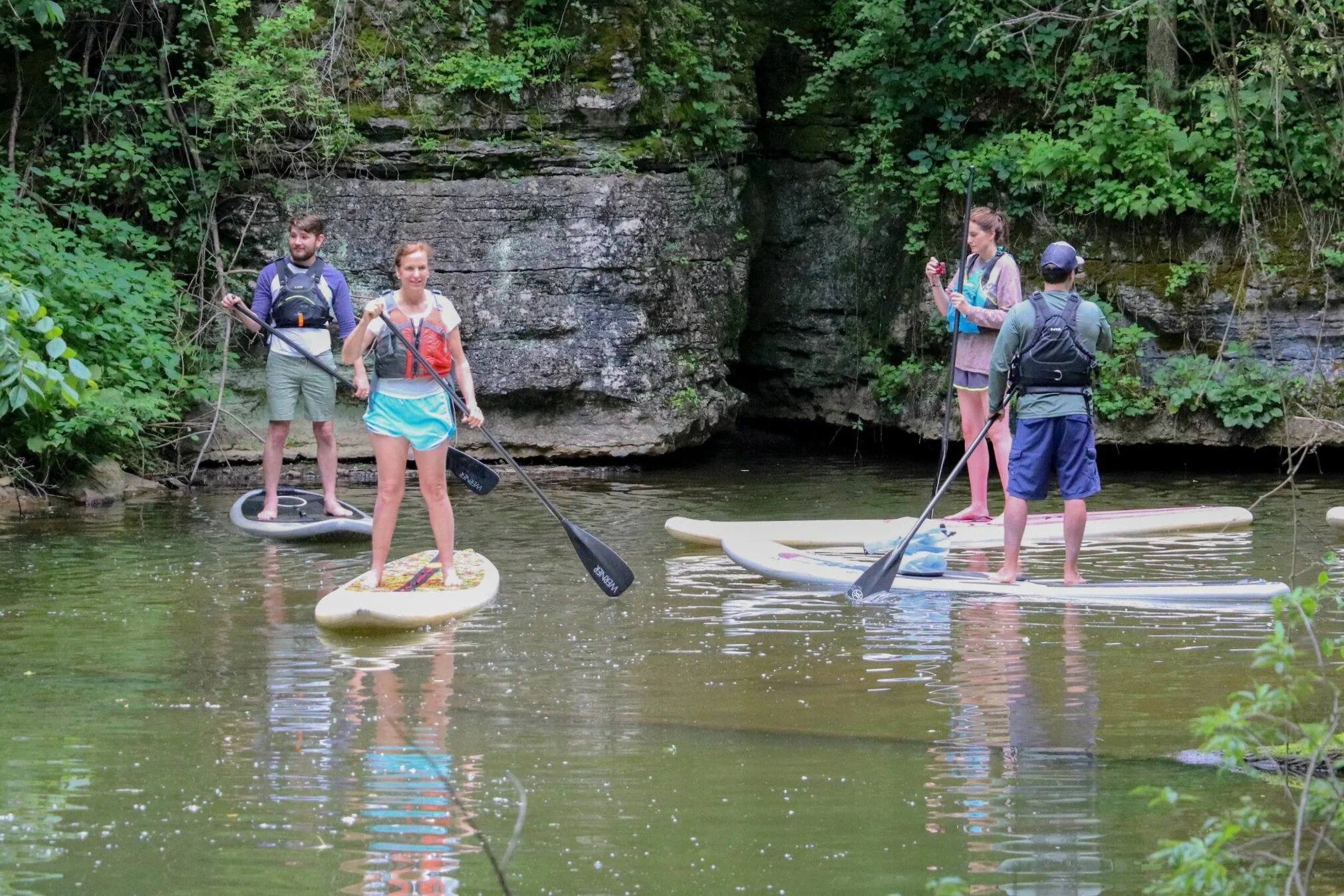 Moraine State Park Paddleboarding
