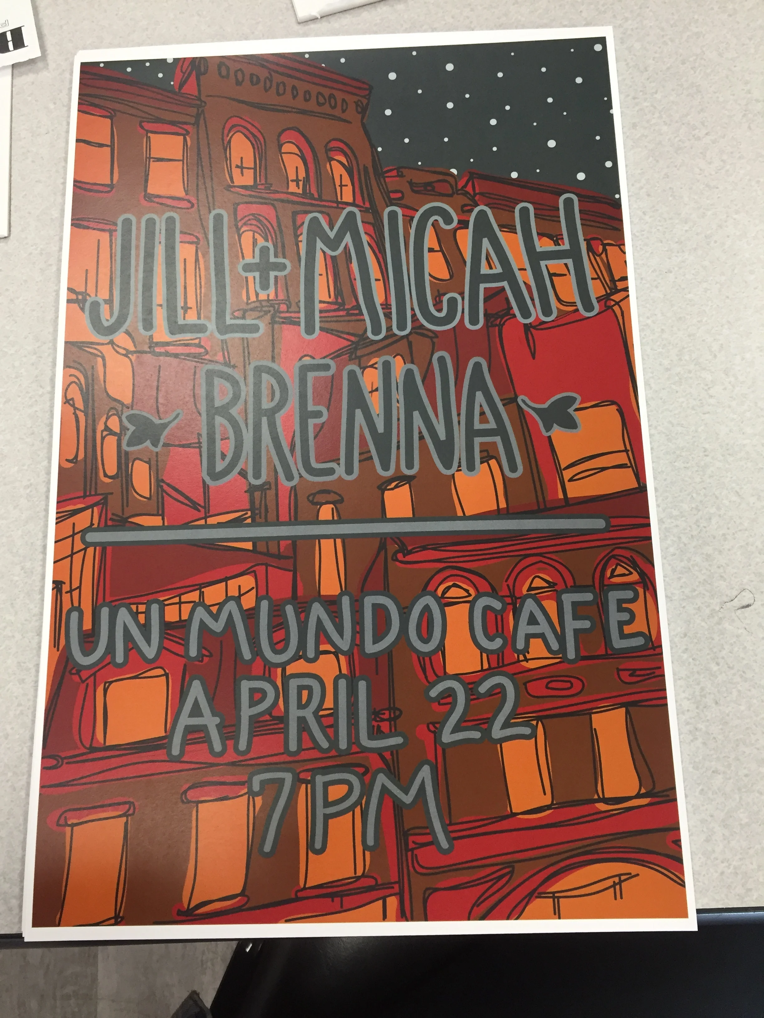 JILL & MICAH, BRENNA MYERS play Un Mundo