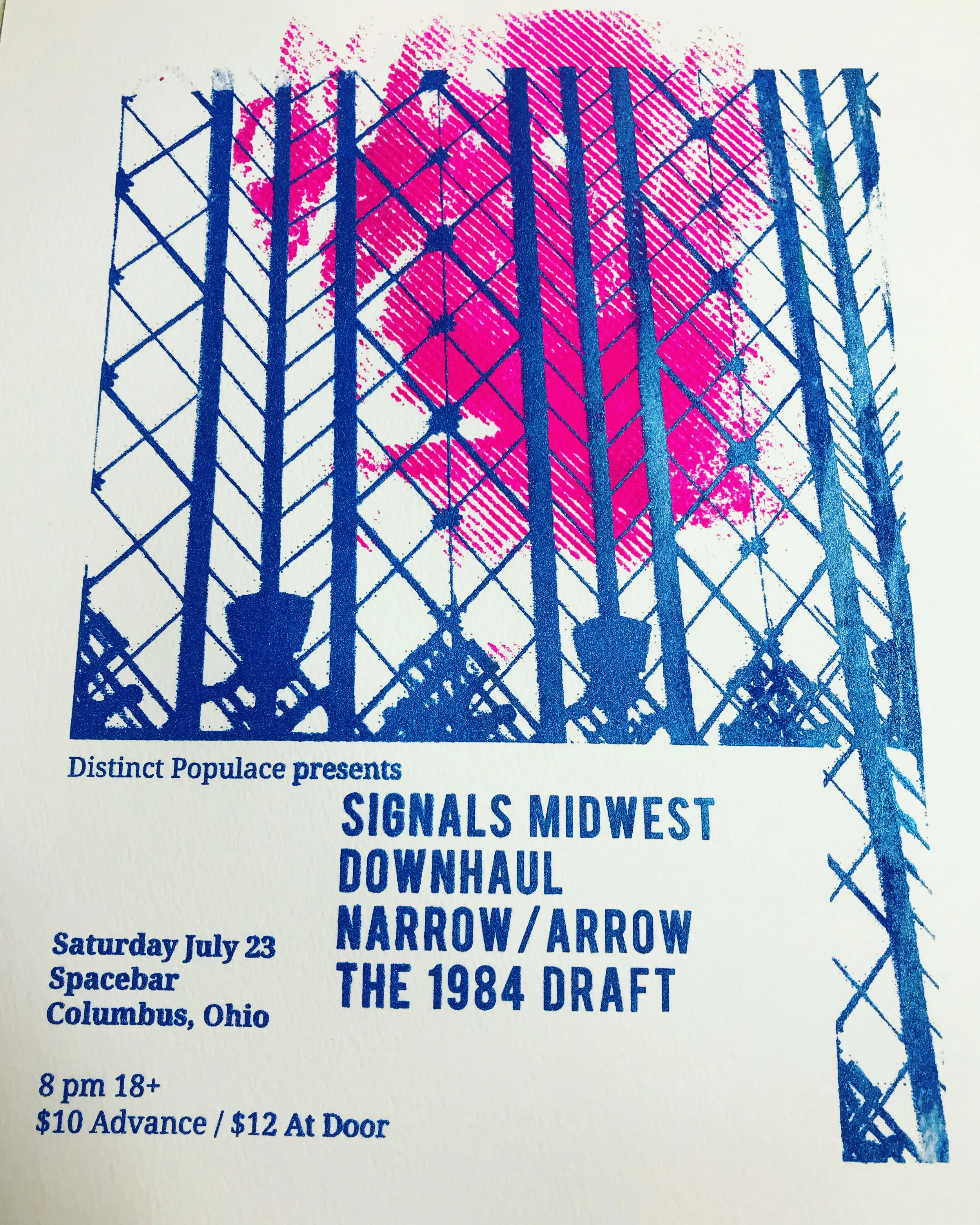 Signals Midwest, Downhaul, Narrow/Arrow, The 1984 Draft play Columbus