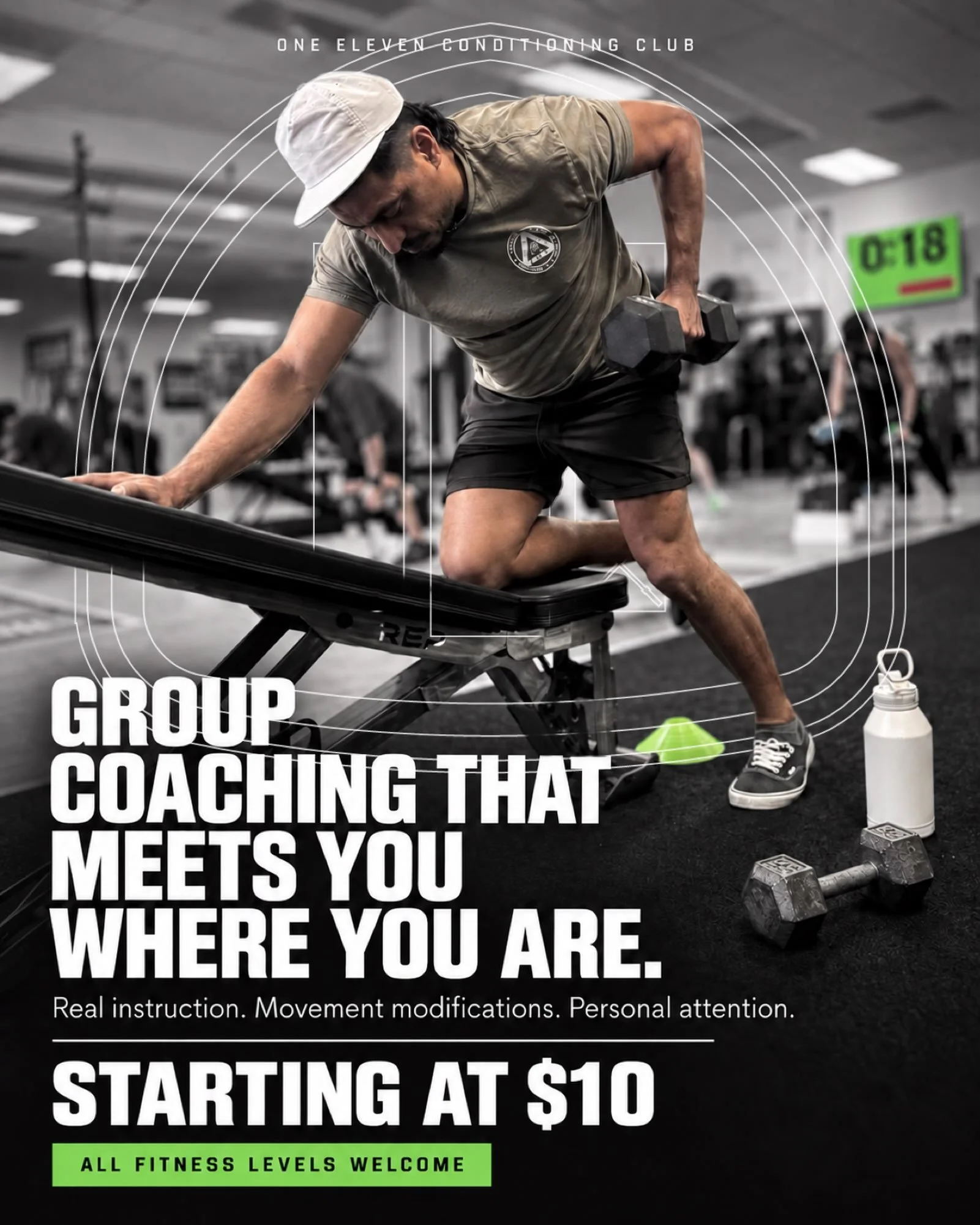 You don&rsquo;t need to &ldquo;get in shape&rdquo; before joining a group class. You start where you are and we coach you from there 💪🏼

At One Eleven Conditioning Club, group training means more than rushing the workouts and process. You&rsquo;ll 
