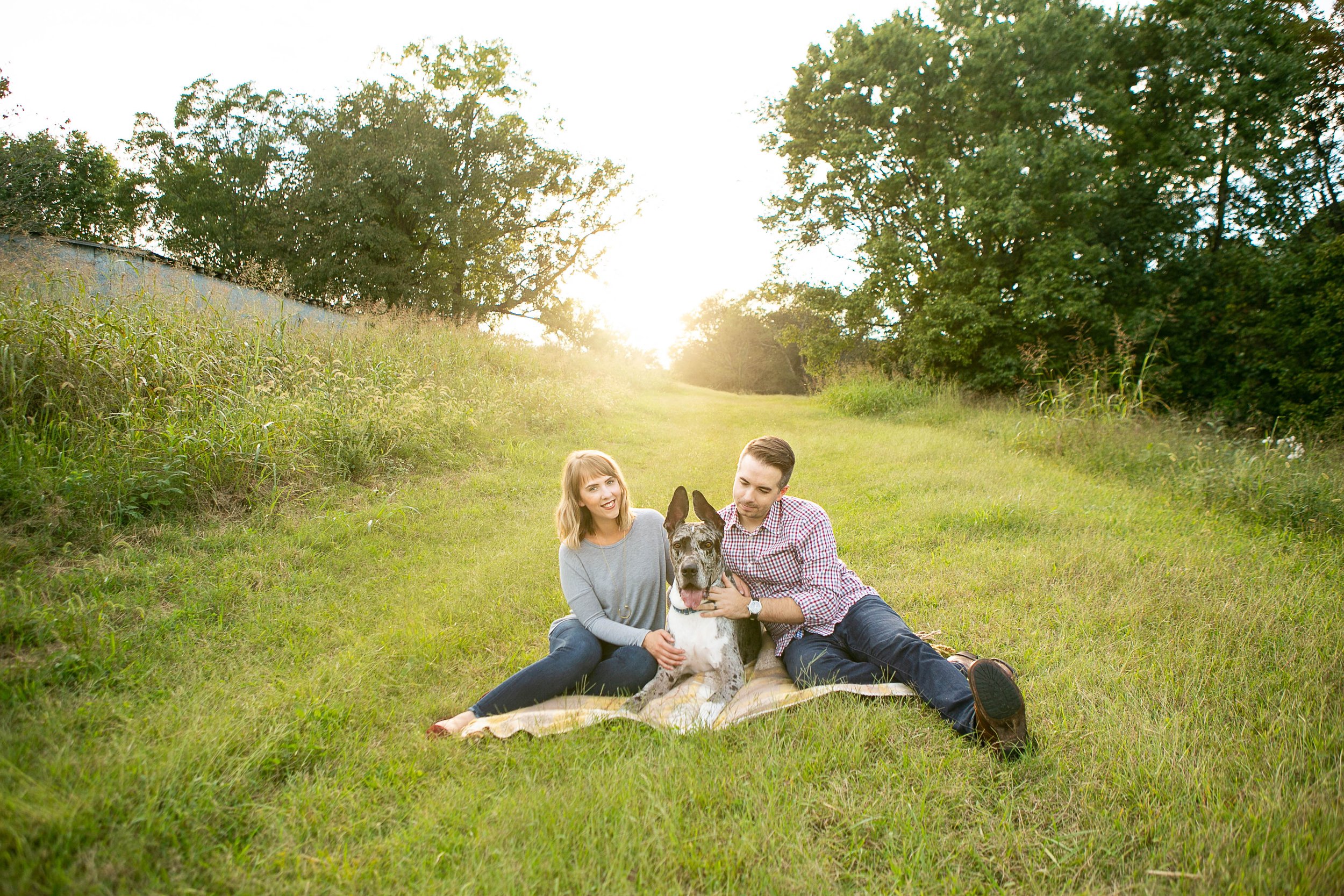 couples photography with dogs, nashville, tn