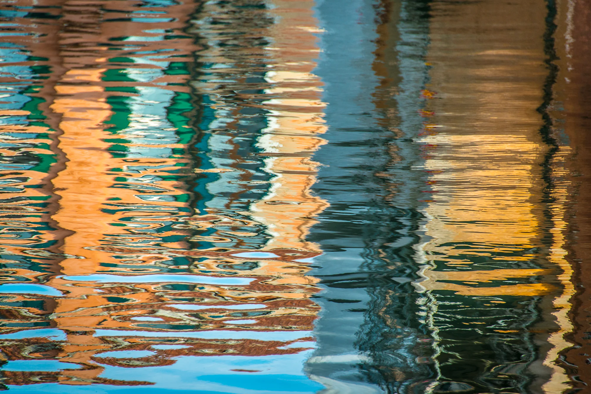 Reflections in a Venetian Canal