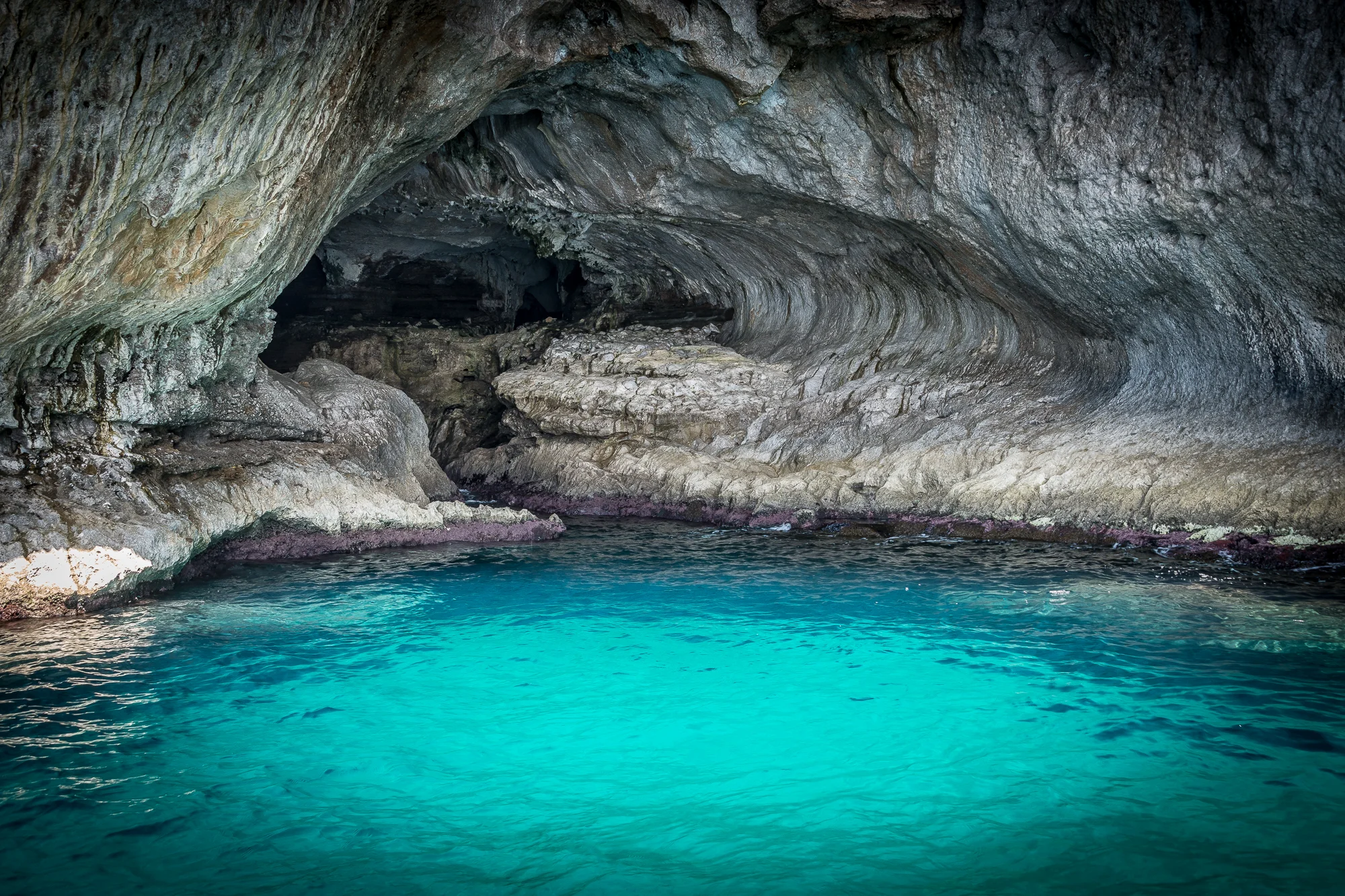White Grotto Detail - Isle of Capri
