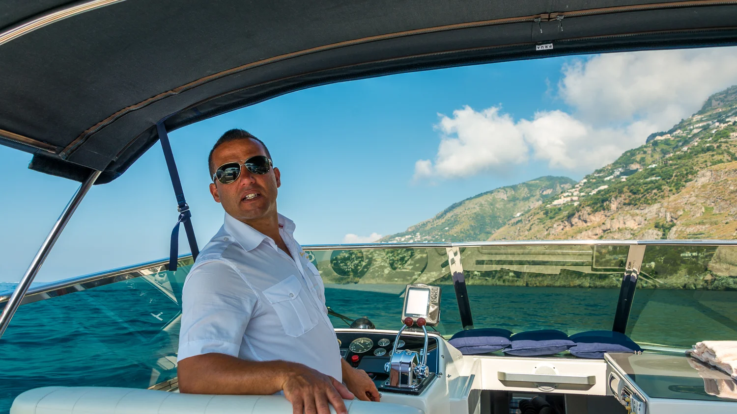 Our Captain, Gian-Carlo of the Blue Angel