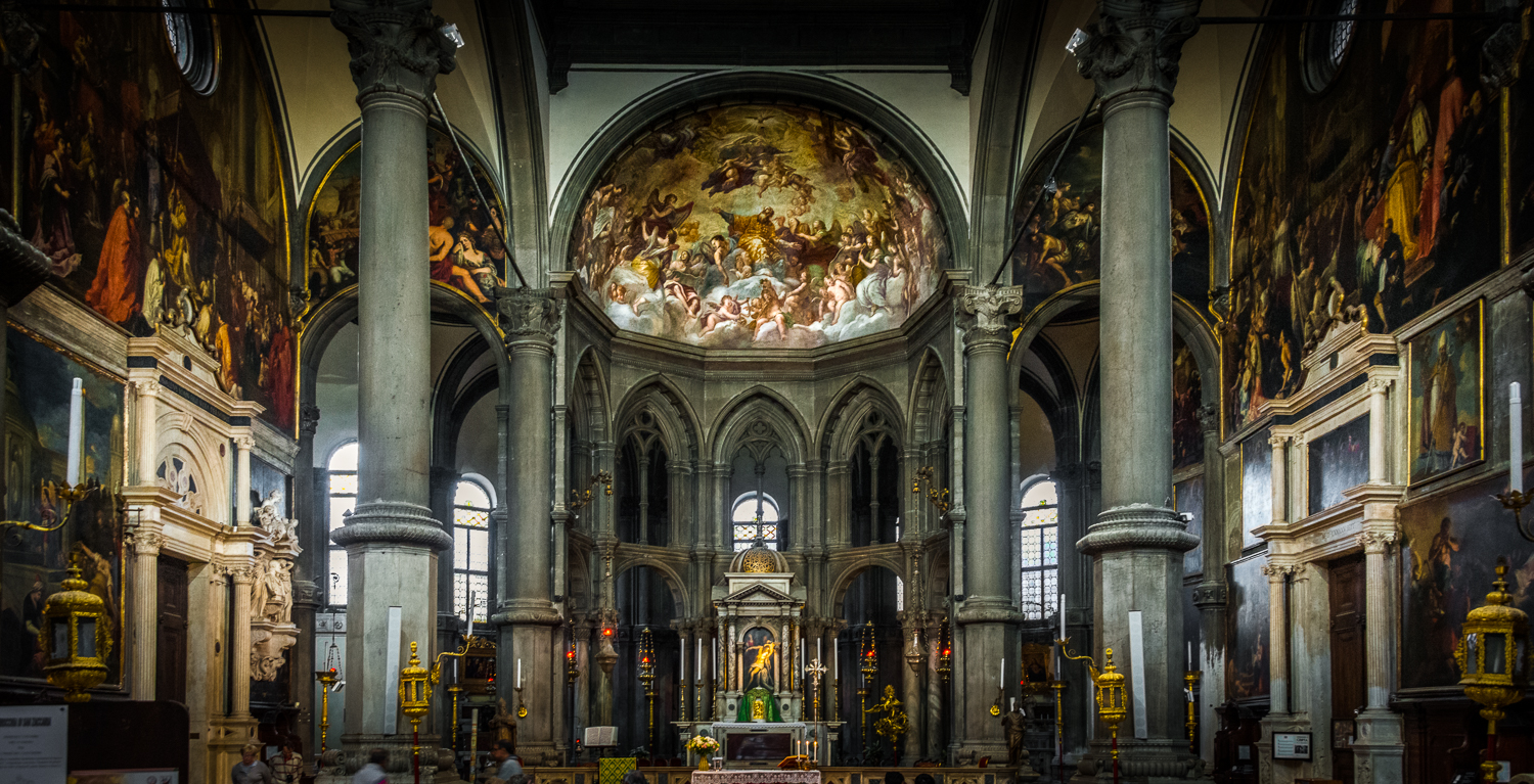 View of Saint Zachariah from the entrance door