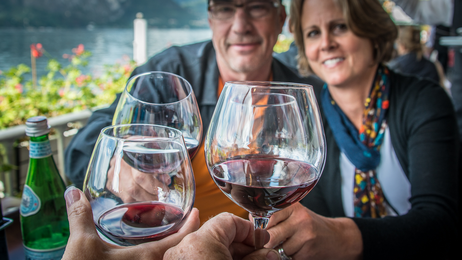 It's time for a journey's end glass of wine with Scott and Debbie...