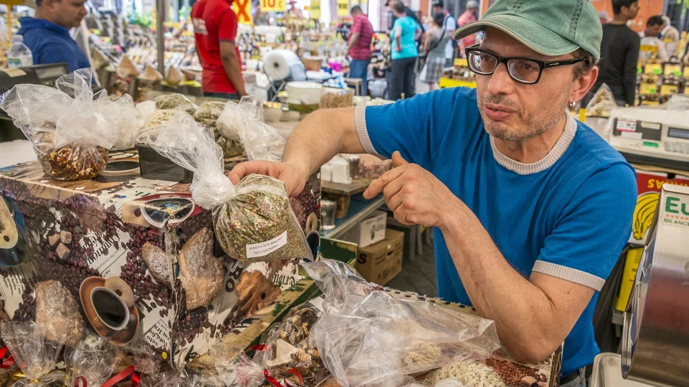 Mauro Bagging Up Our  2014 Purchases