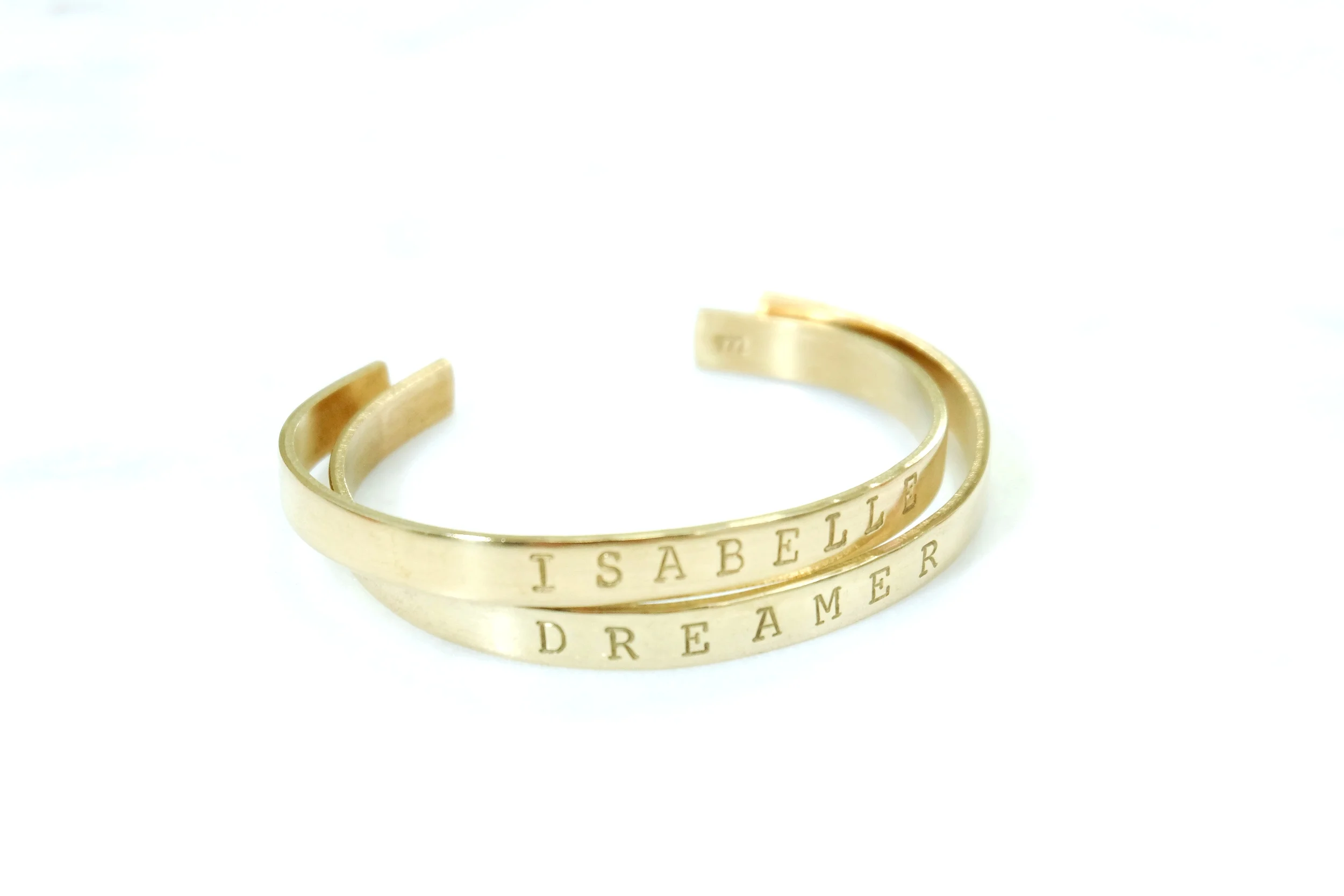 Personalized Name Cuff Bracelet