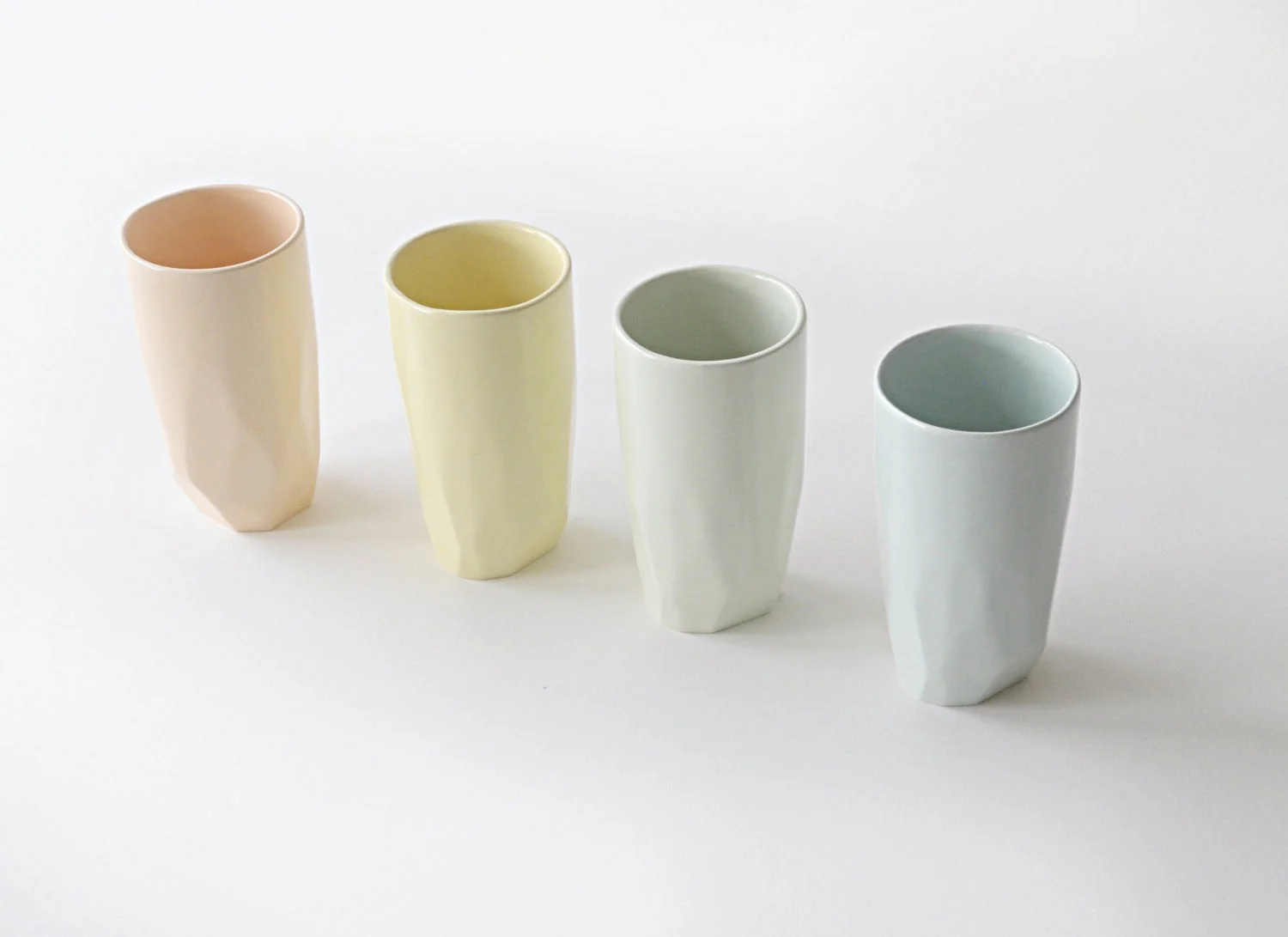 Geometric Highball Tumblers - Set of 4