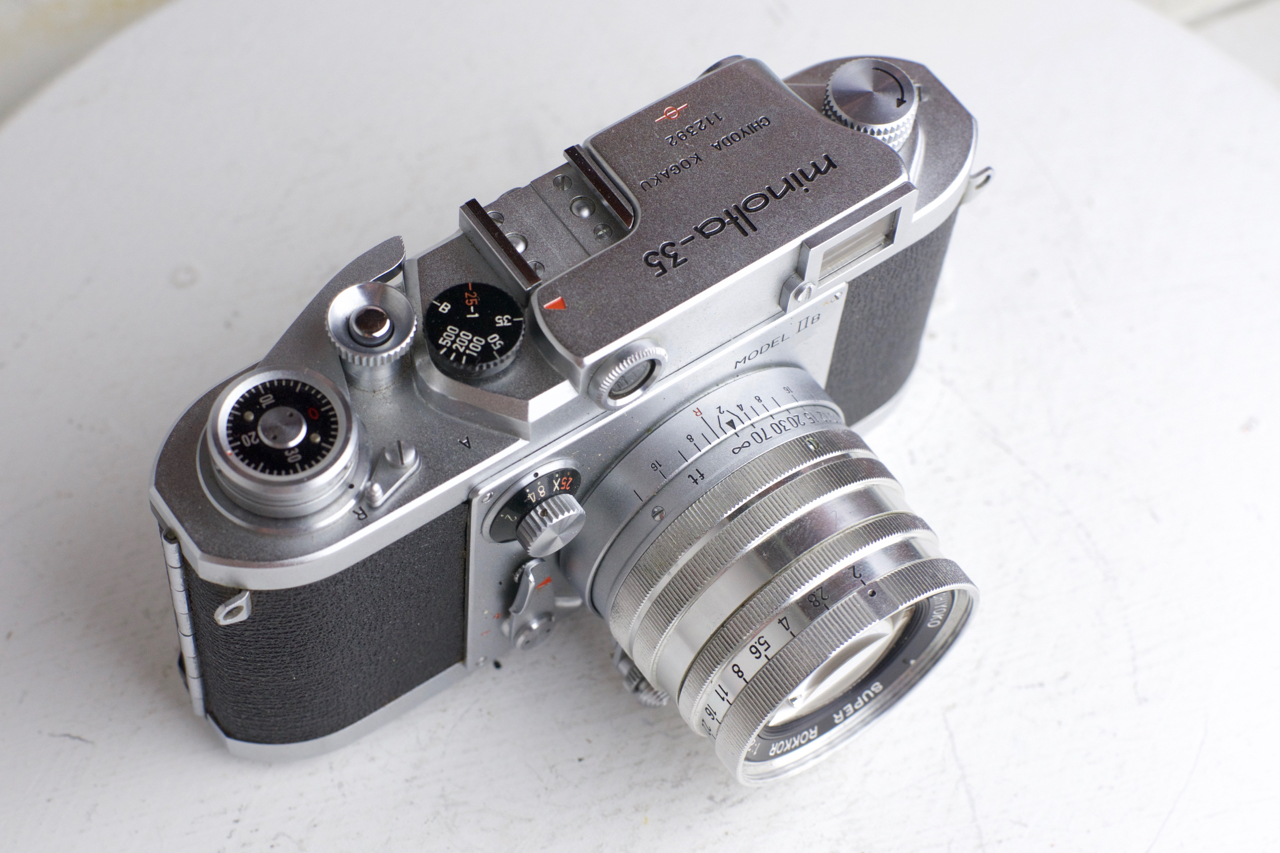 Minolta 35 Model IIB 35mm Rangefinder Film Camera with 