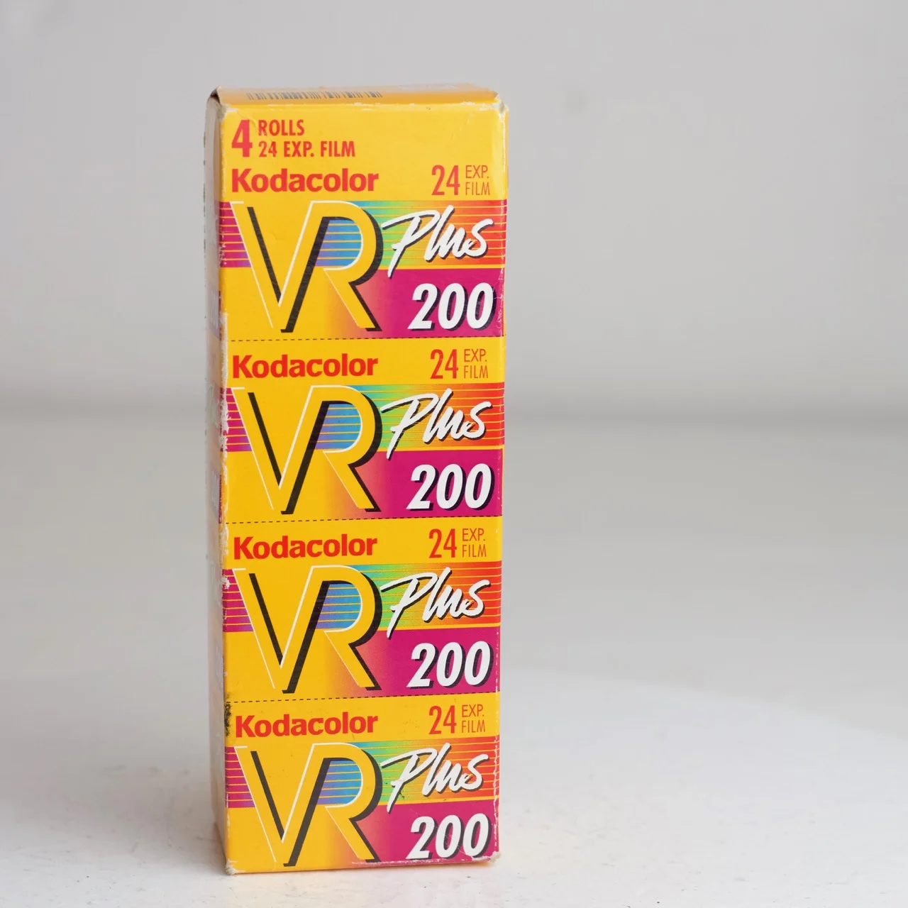 Kodak Kodacolor VR Plus 200 Four Pack Color Negative Film 96 Exposures,  Four Rolls of 24 Exposures Each — F Stop Cameras