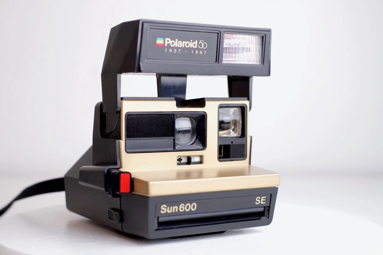 Polaroid 50th Anniversary Sun 600 SE Instant Camera - Fully Functional