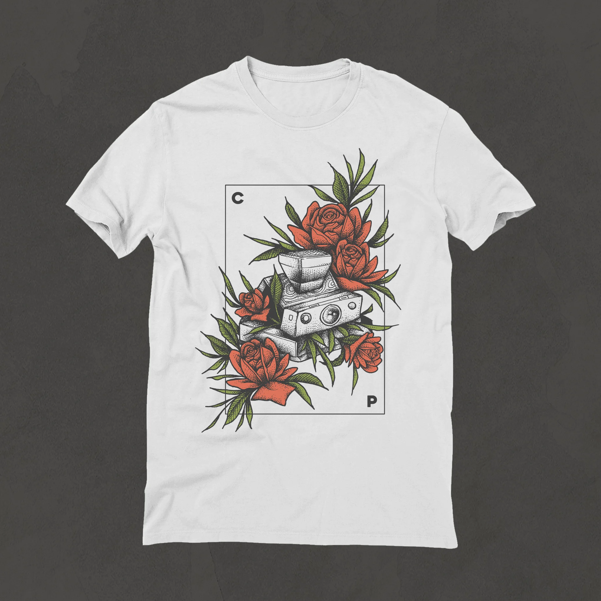 Polaroid SX 70 Instant Camera T-Shirt
