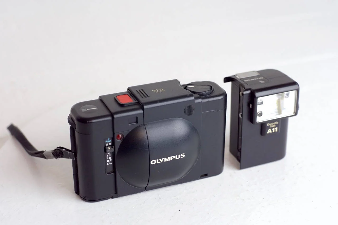 Olympus XA Rangefinder 35mm Film Camera with New Batteries