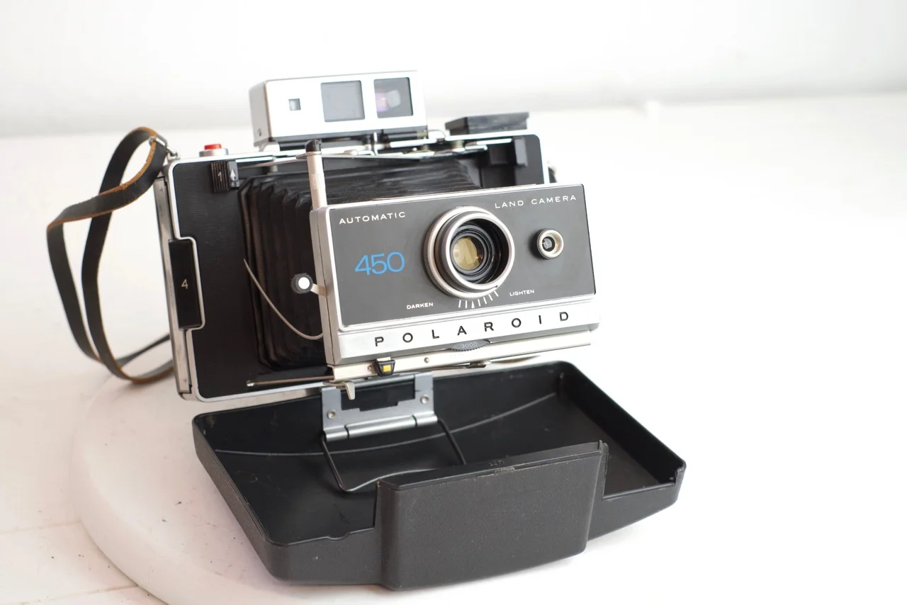 Polaroid Automatic 450 Land Camera - Fully Functional Instant Pack Film Camera