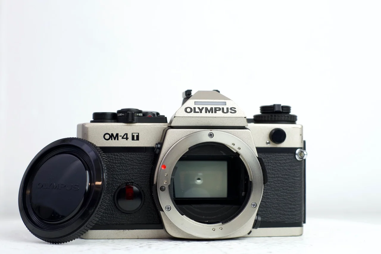 Olympus OM-4T 35mm Film SLR Camera with Body Cap