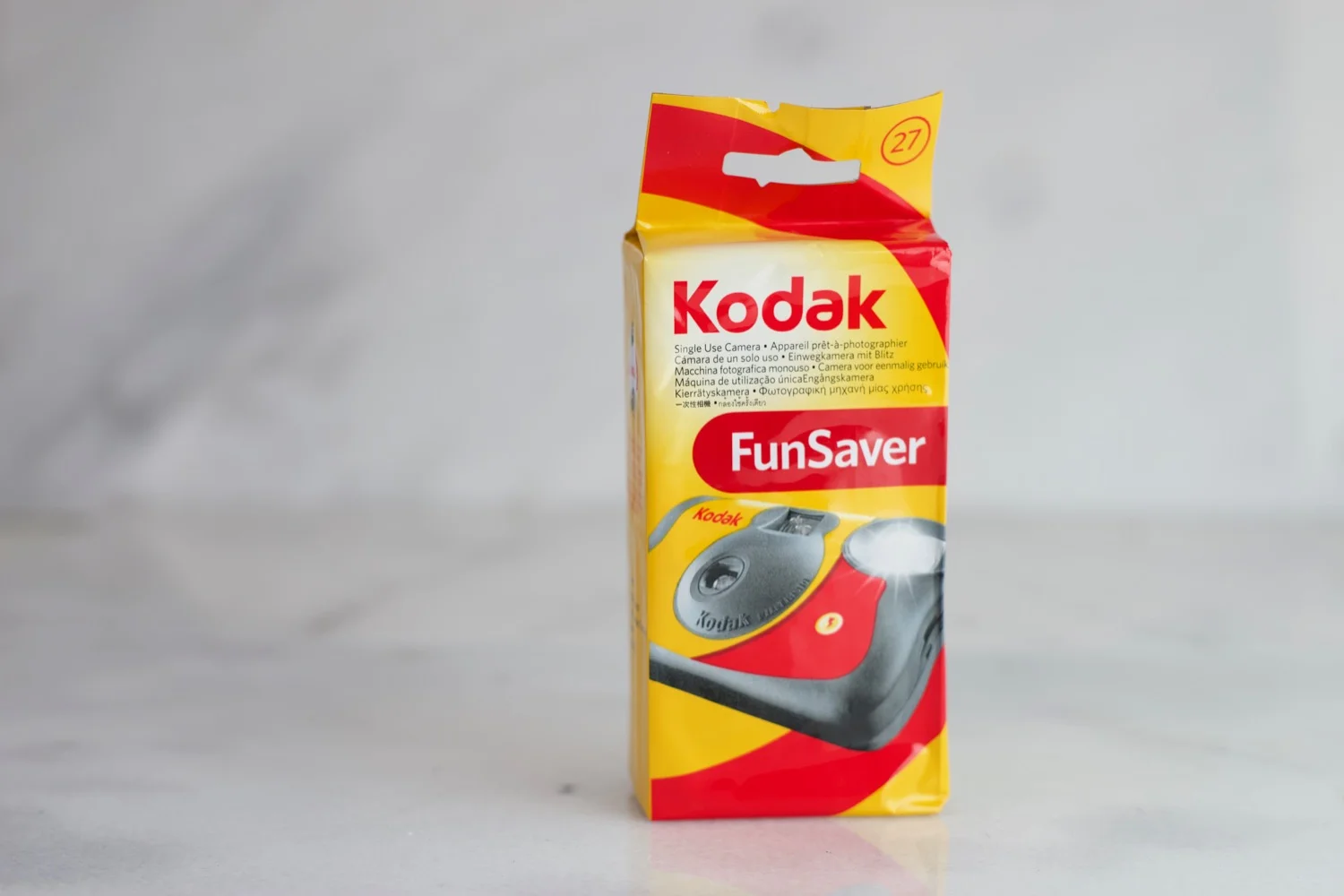 New Kodak Fun Saver 800 Speed One Time Use Disposable Film Camera - 27 Exposures, Fresh Film