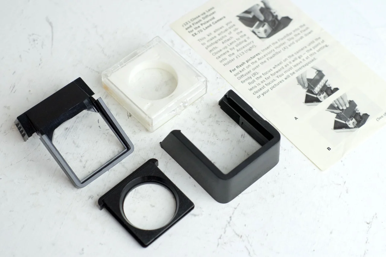 Polaroid SX-70 Close Up Lens Kit #121 with Manual