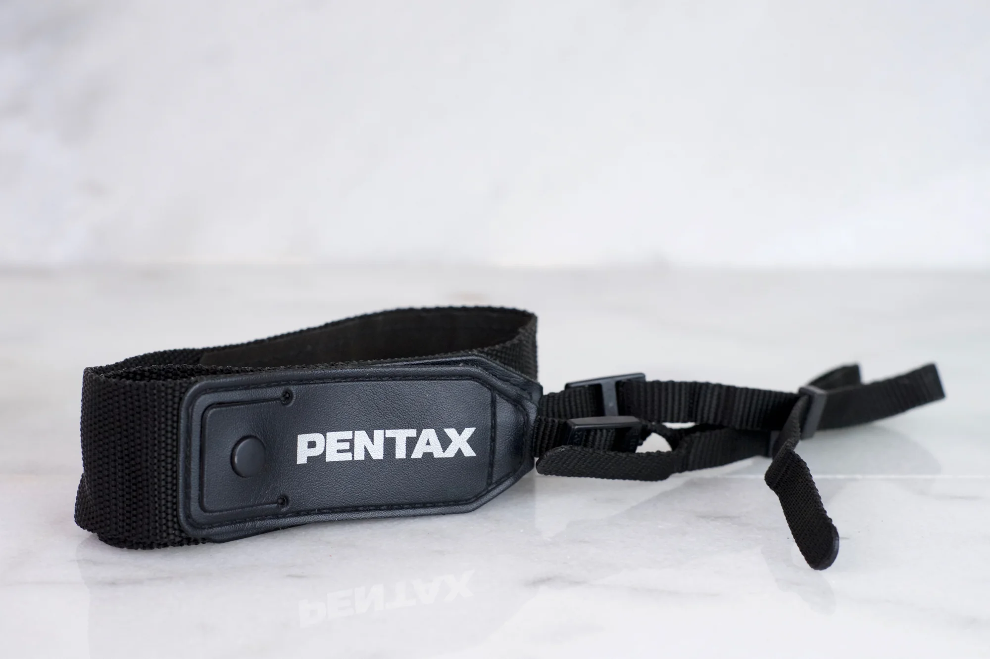 Pentax Camera Strap in Grey and Black with - Adjustable, Padded