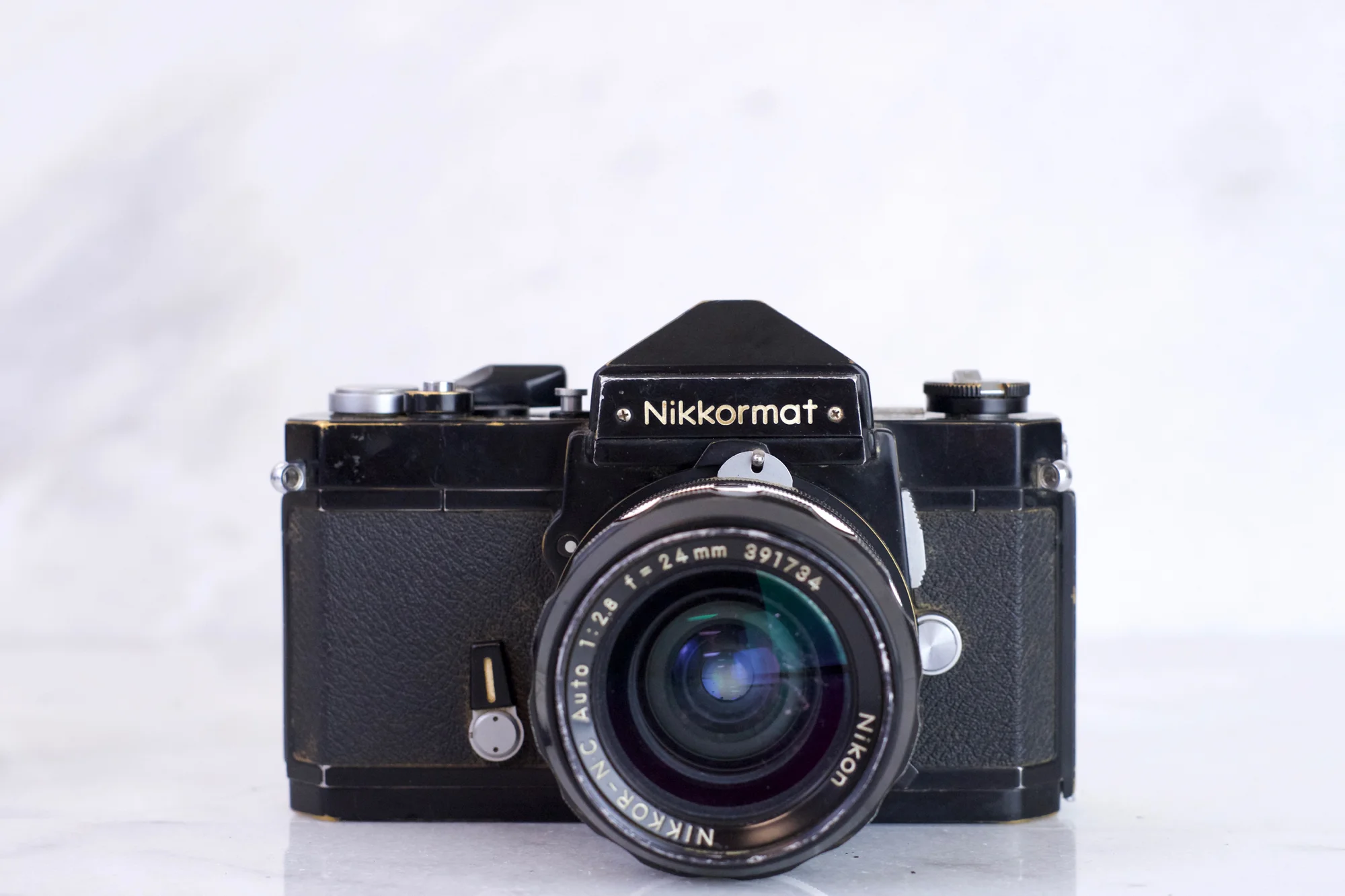 Discount Nikon Nikkormat FTn 35mm Film SLR Camera with Nikkor NC Auto 24mm F/2.8 Fast Prime Lens - Fully Functional