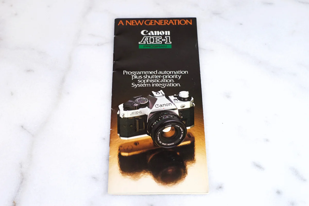 Canon AE-1 Original Users Manual