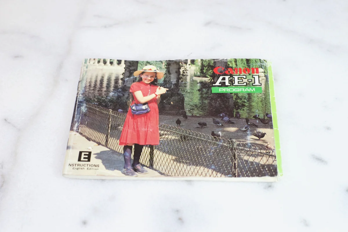 Canon AE-1 Program Original Users Manual
