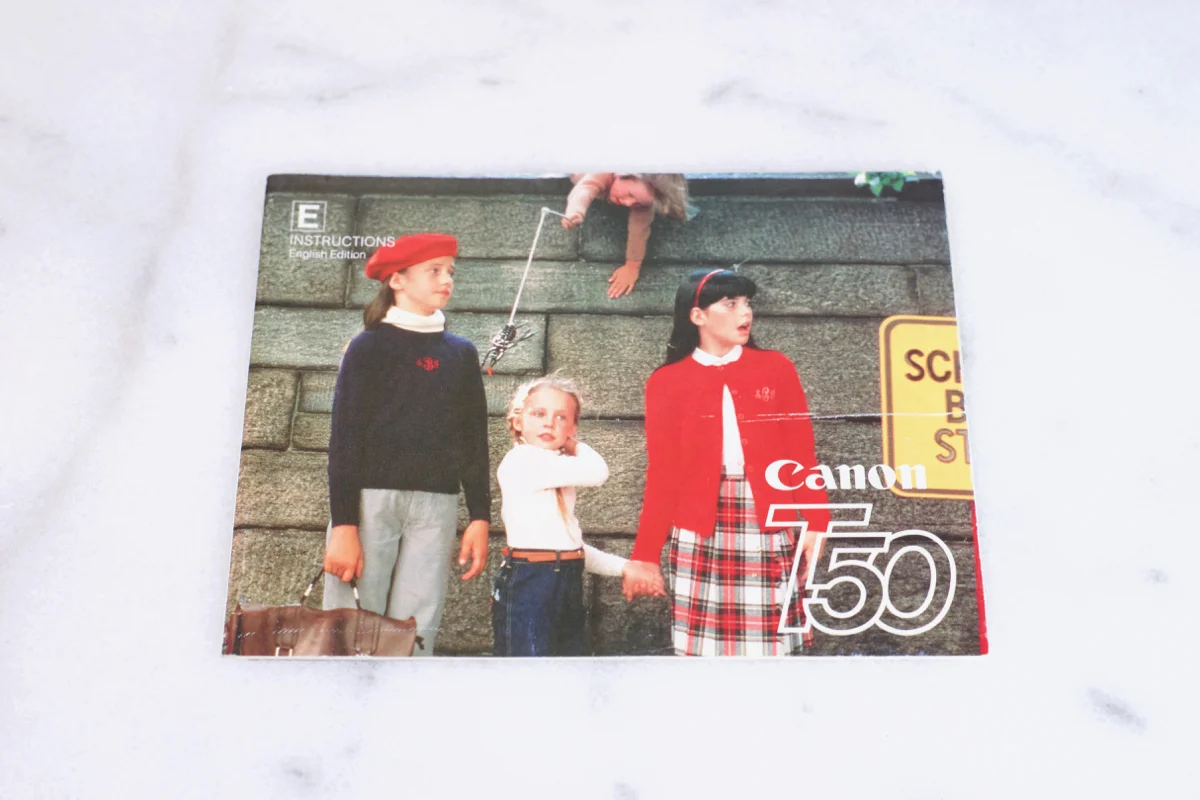 Canon T50 Original Users Manual