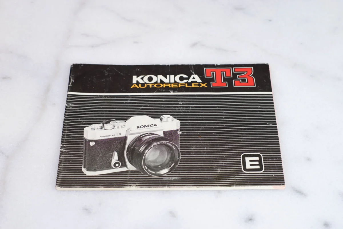 Konica T3 Original Users Manual