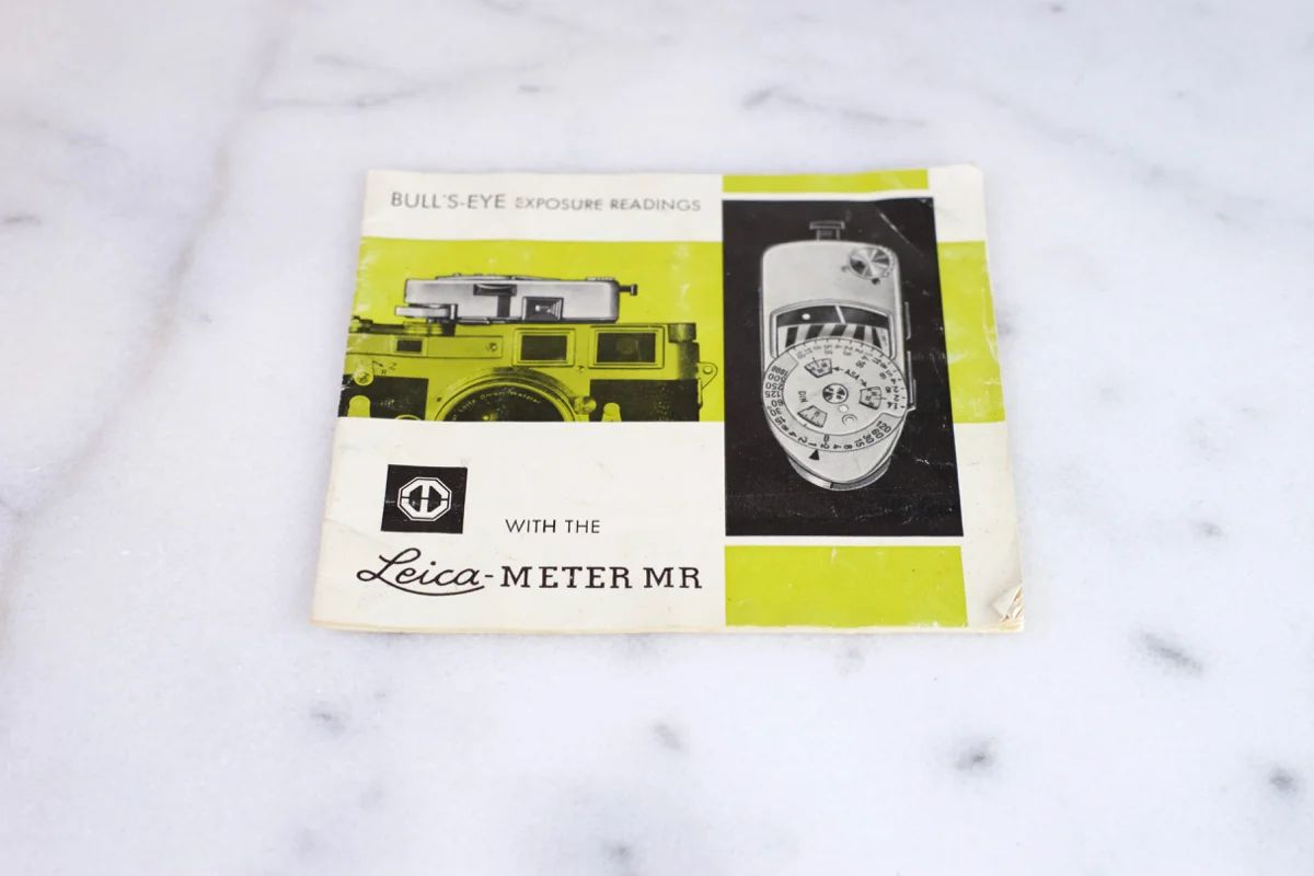 Leica Meter Mr Original Users Manual