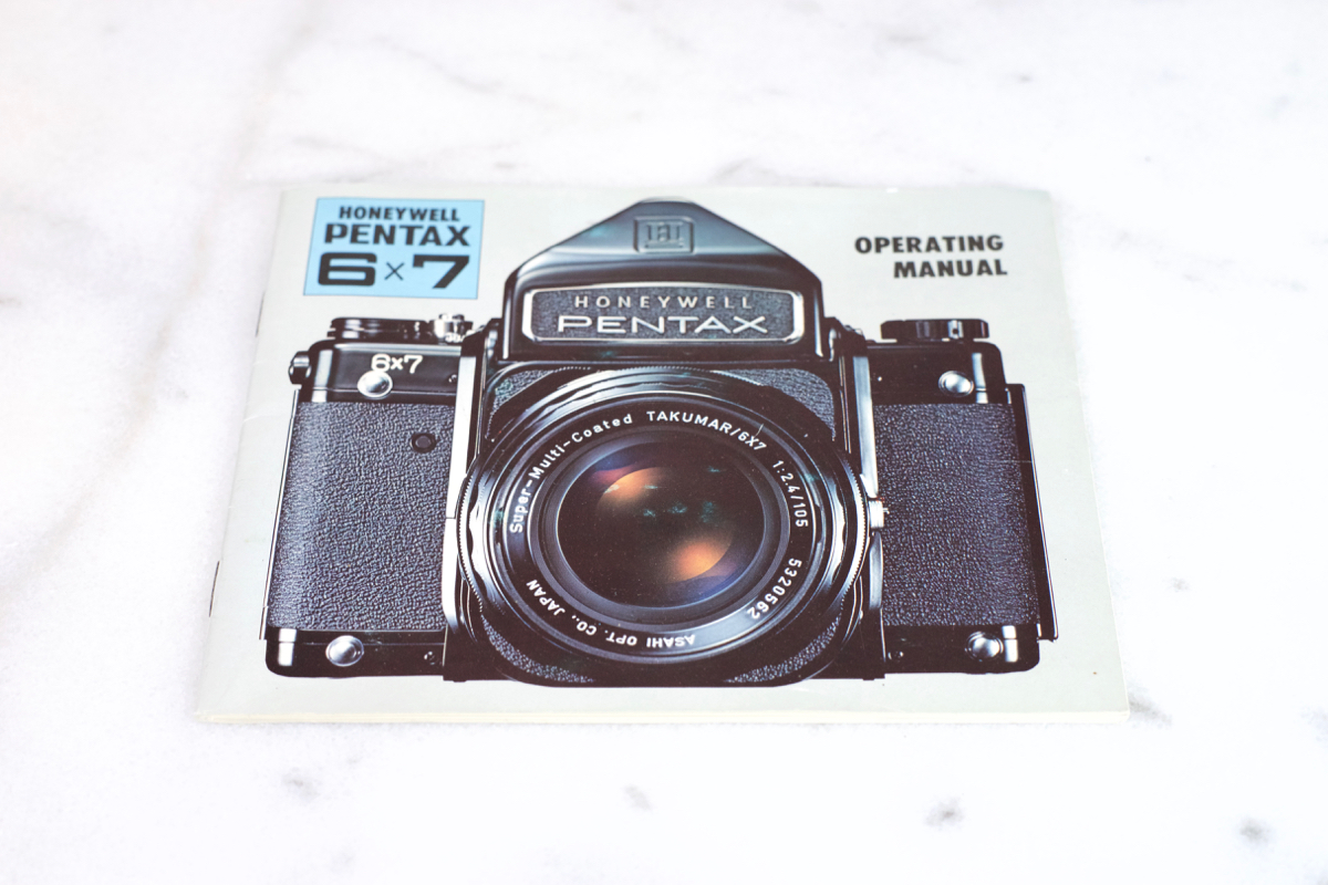 Pentax Honeywell 6x7 Original Users Manual