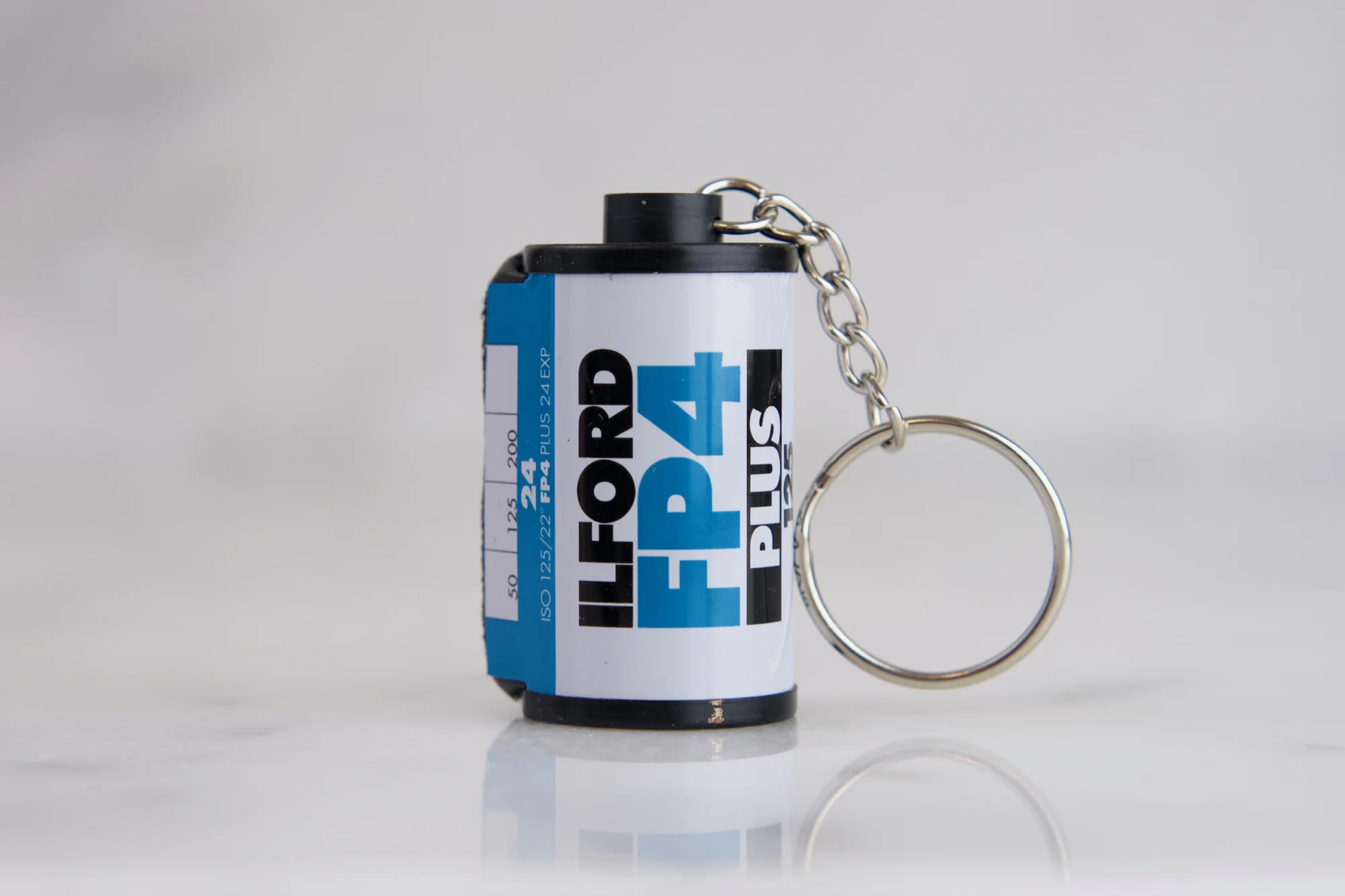 Ilford FP4 35mm Film Canister Key Chain
