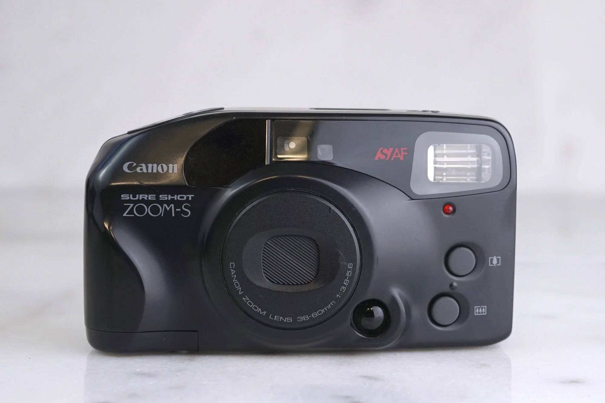 Canon Sure Shot Zoom S Point and Shoot 35mm Film Camera - Fully Functional
