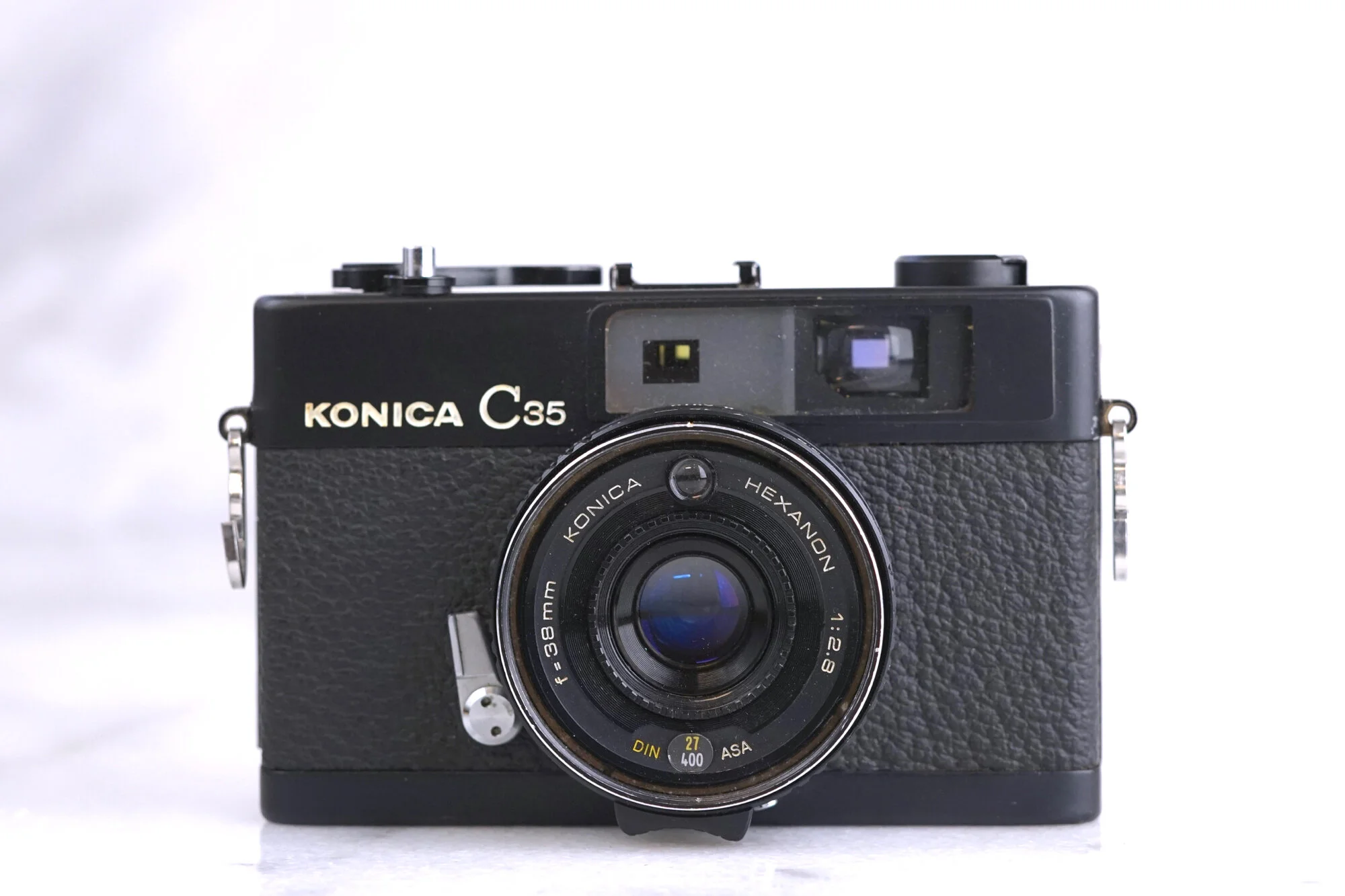 Konica C35 Automatic 35mm Film Rangefinder Camera with Batteries - Fully Functional