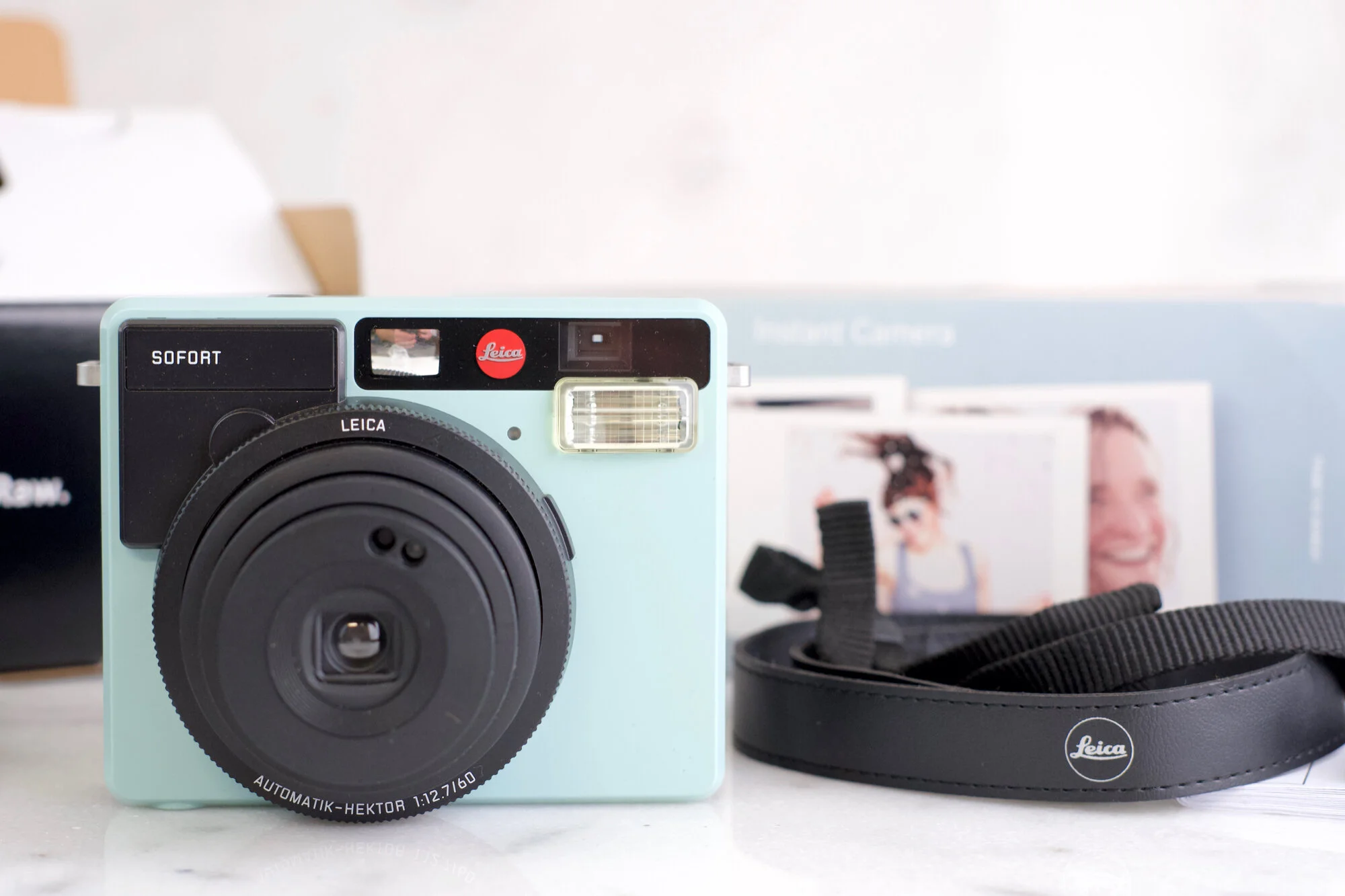 Leica Sofort Instax Instant Camera, Mint Color - Like New in Box