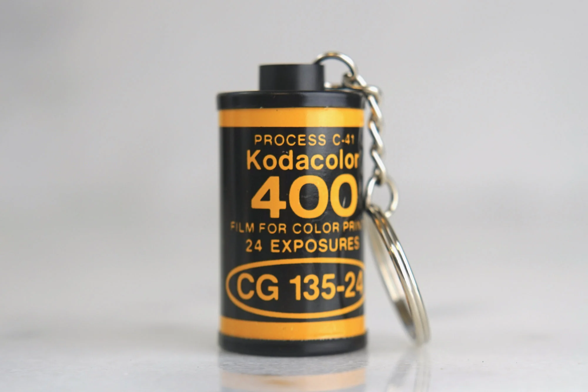 Kodak Kodacolor 400 35mm Film Canister Key Chain