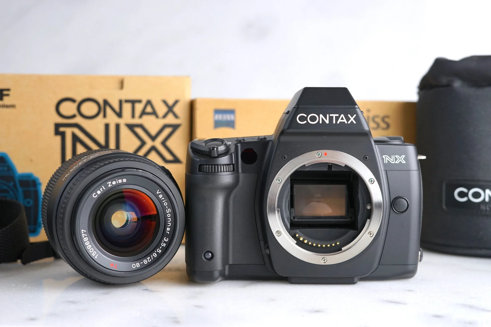 Contax NX 35mm Film Camera with Carl Zeiss Vario Sonnar 28-80mm f 