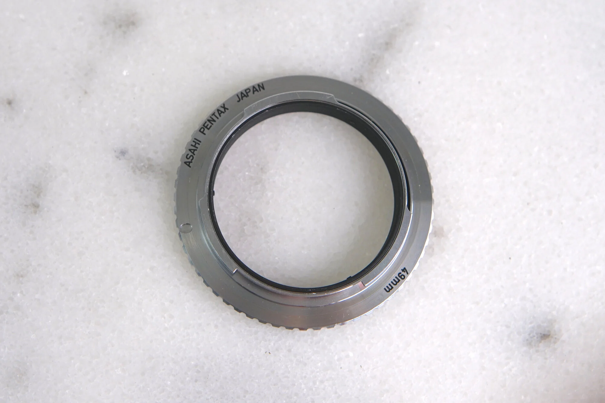 Pentax Asahi Macro Reverse Ring for Pentax K Mount Cameras and 49mm Diameter Lenses