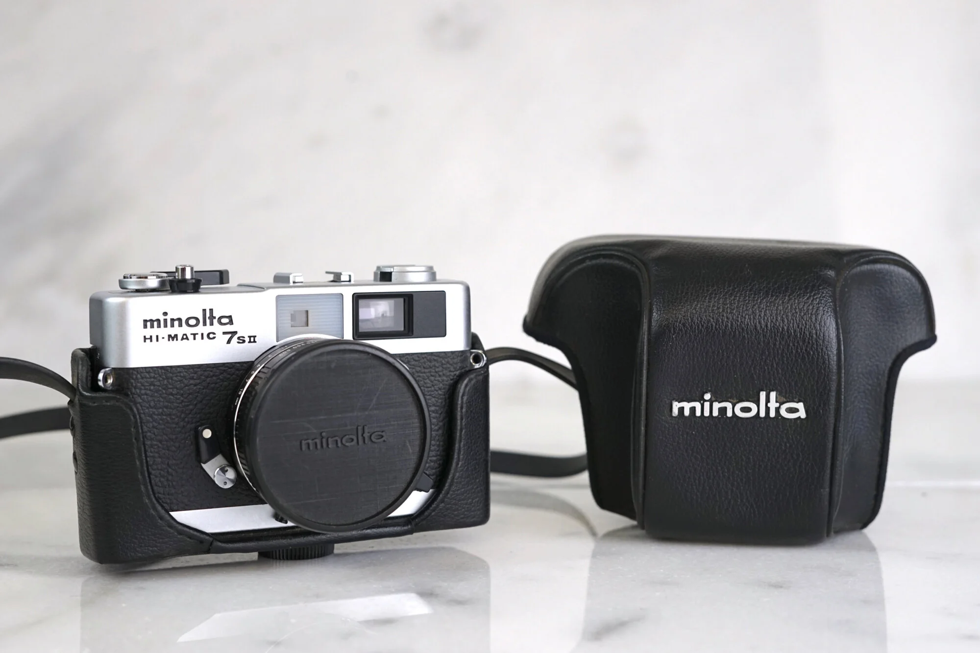 Minolta Hi-Matic 7s 35mm Film Rangefinder Camera with Ever-Ready